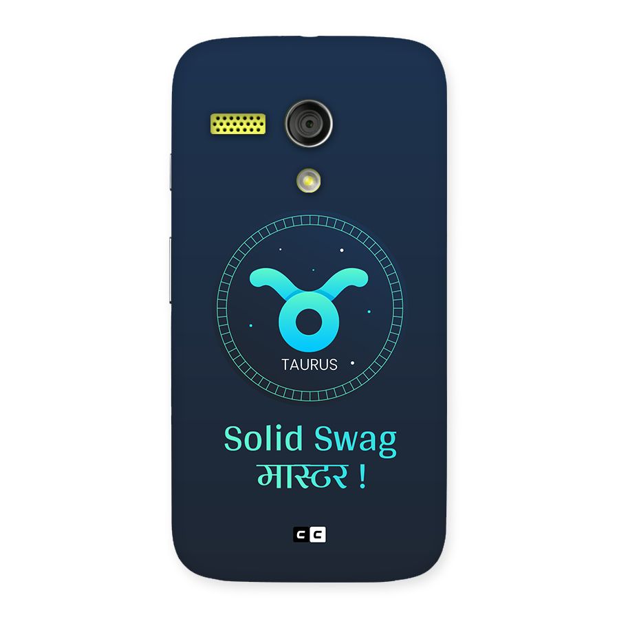 Solid Tauras Back Case for Moto G