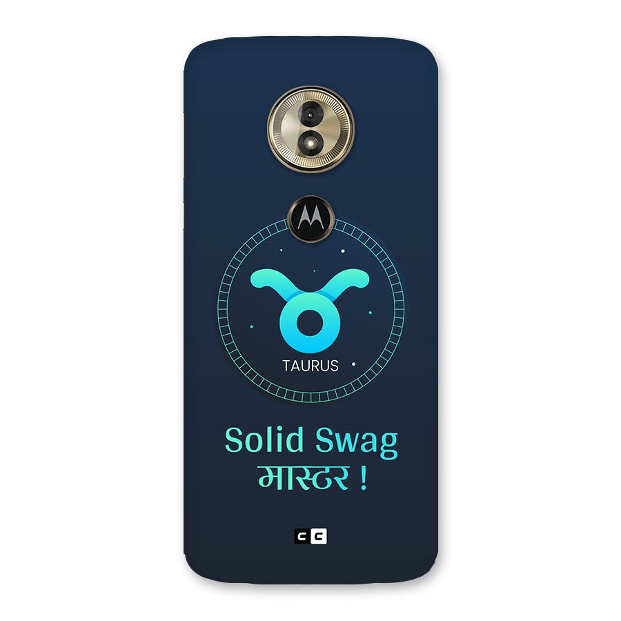 Solid Tauras Back Case for Moto G6 Play