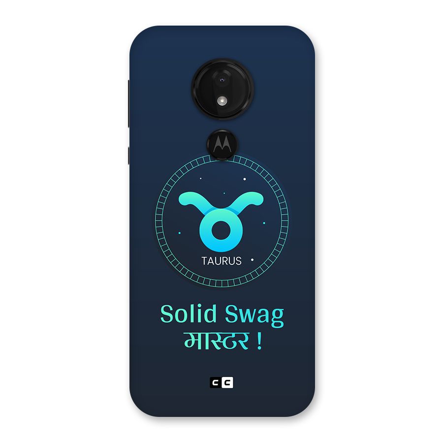 Solid Tauras Back Case for Moto G7 Power