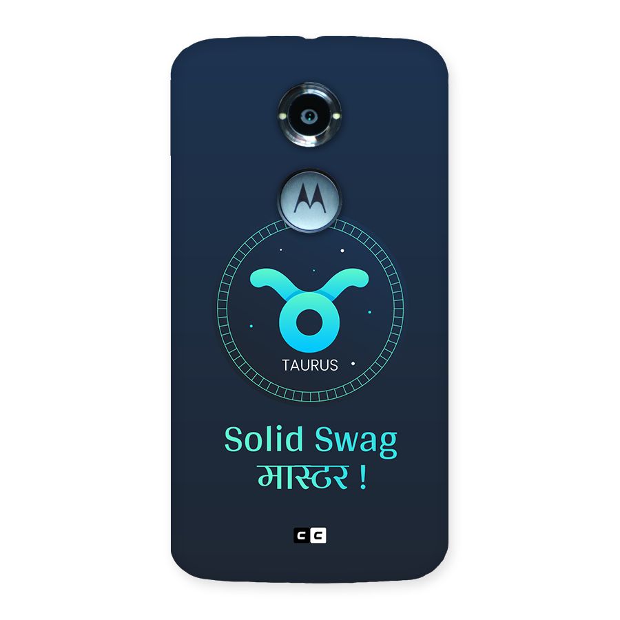 Solid Tauras Back Case for Moto X2