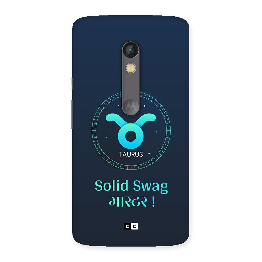 Solid Tauras Back Case for Moto X Play