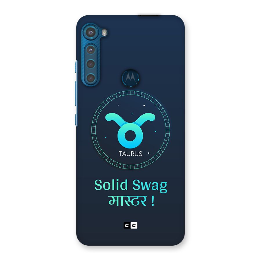 Solid Tauras Back Case for Motorola One Fusion Plus