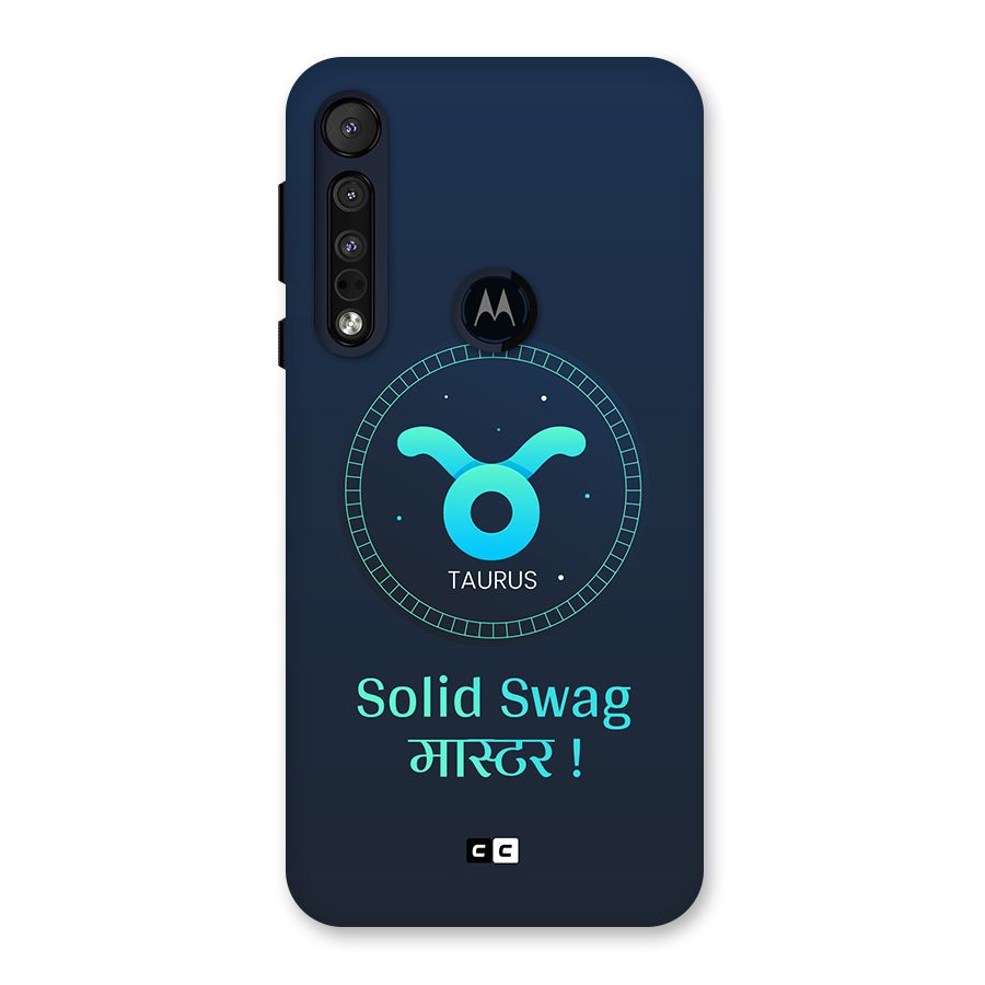 Solid Tauras Back Case for Motorola One Macro