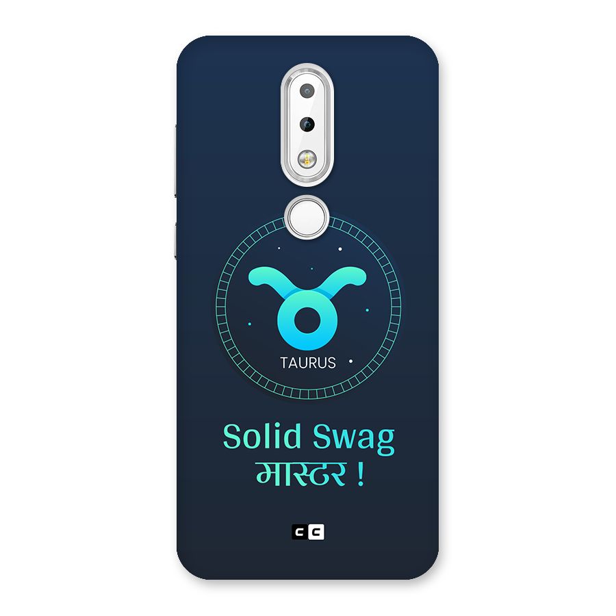 Solid Tauras Back Case for Nokia 6.1 Plus