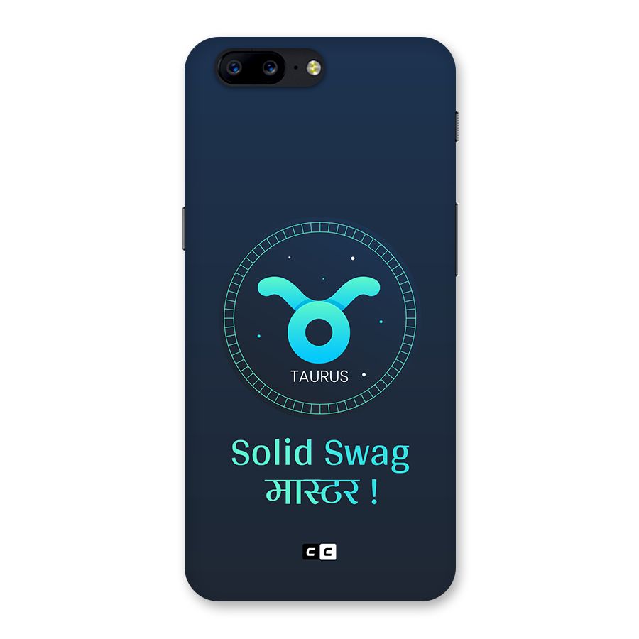 Solid Tauras Back Case for OnePlus 5