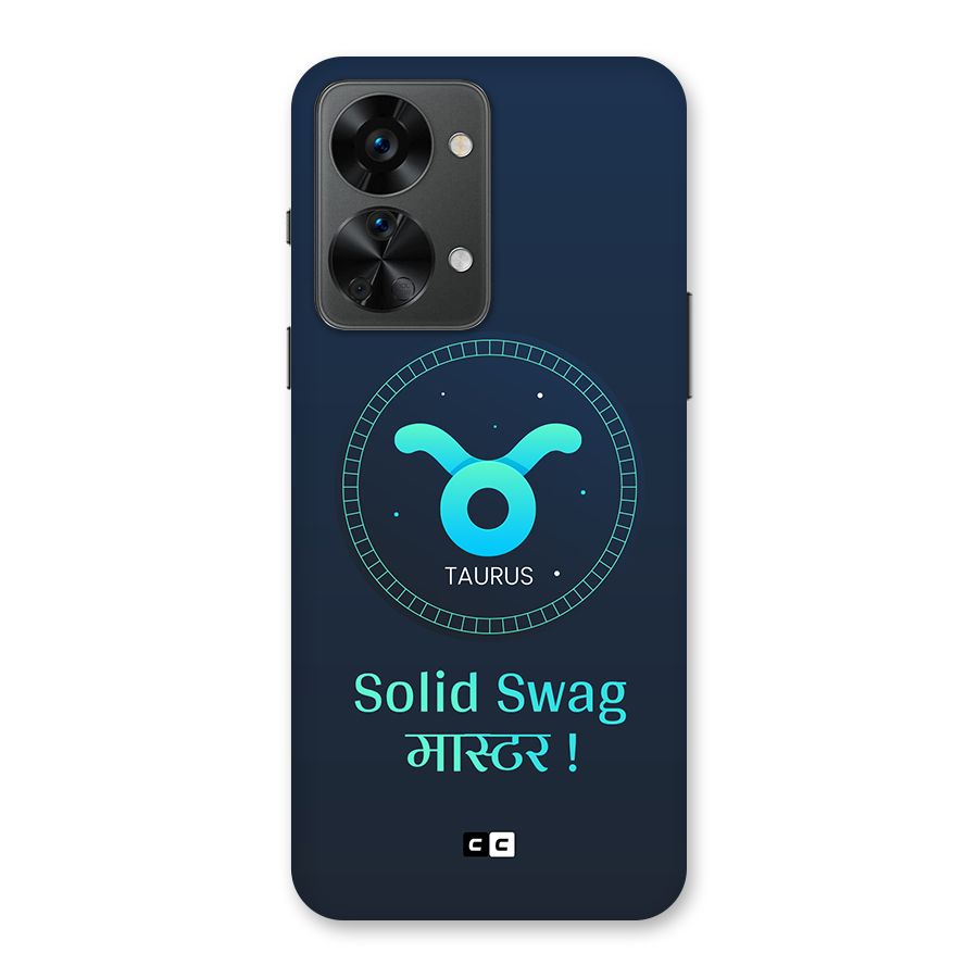 Solid Tauras Back Case for OnePlus Nord 2T