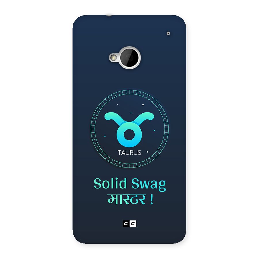 Solid Tauras Back Case for One M7 (Single Sim)