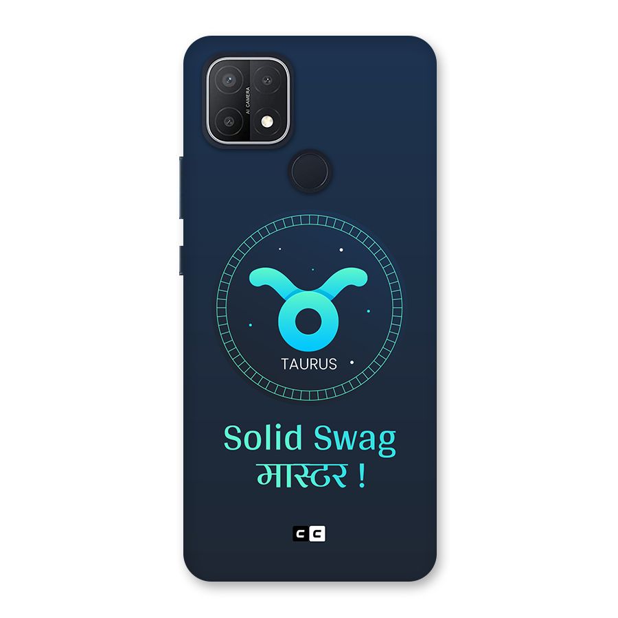 Solid Tauras Back Case for Oppo A15