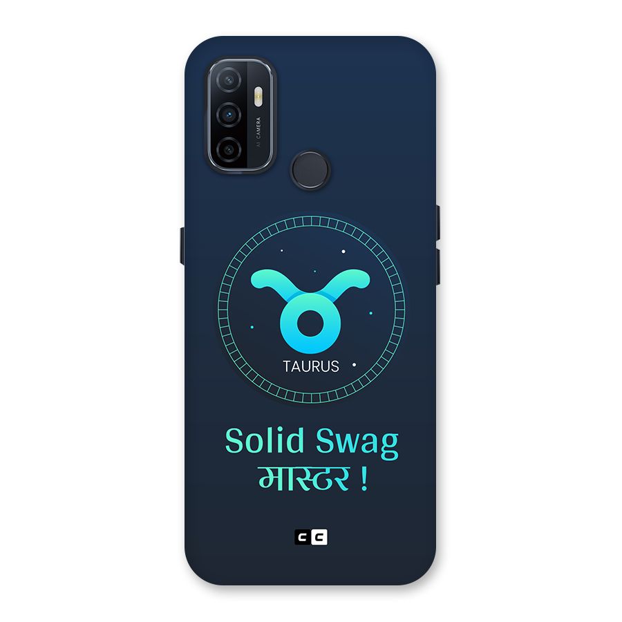 Solid Tauras Back Case for Oppo A32