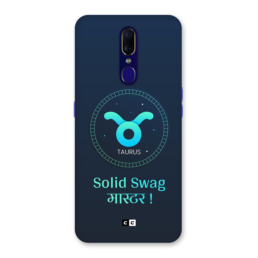 Solid Tauras Back Case for Oppo F11