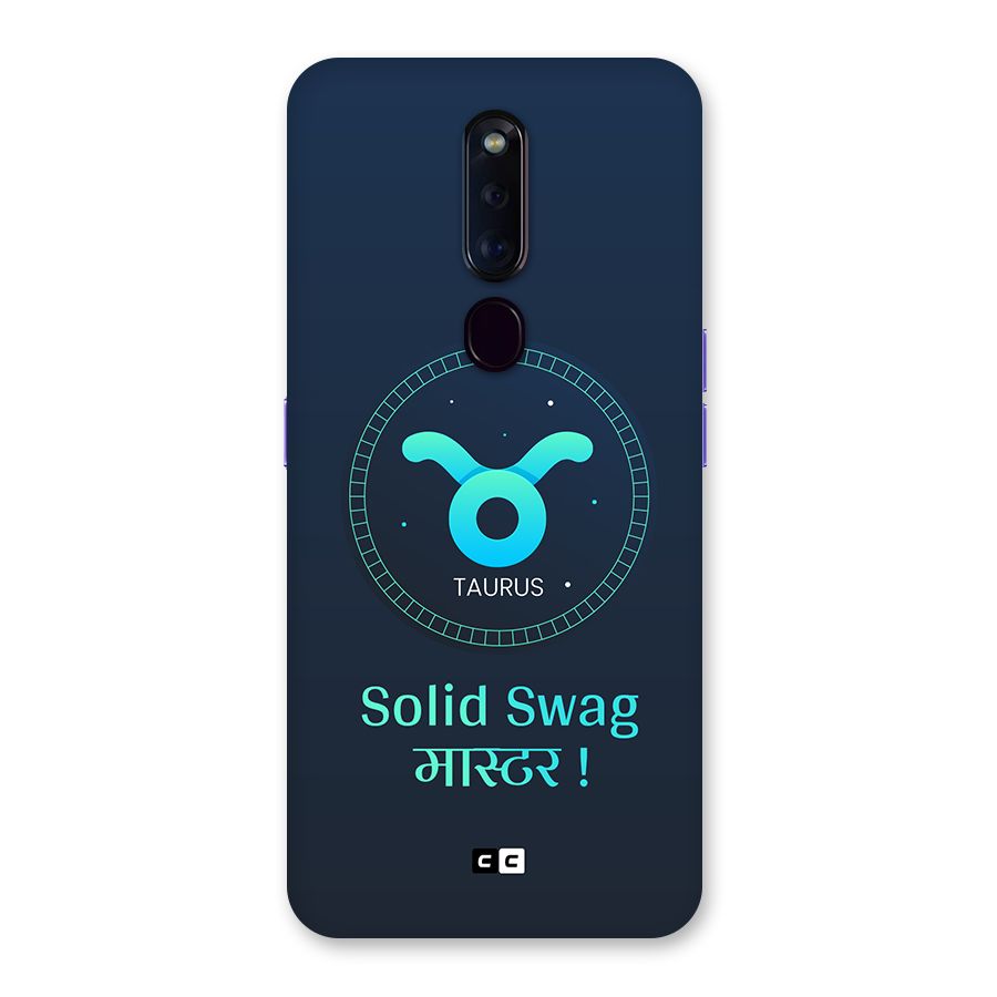 Solid Tauras Back Case for Oppo F11 Pro
