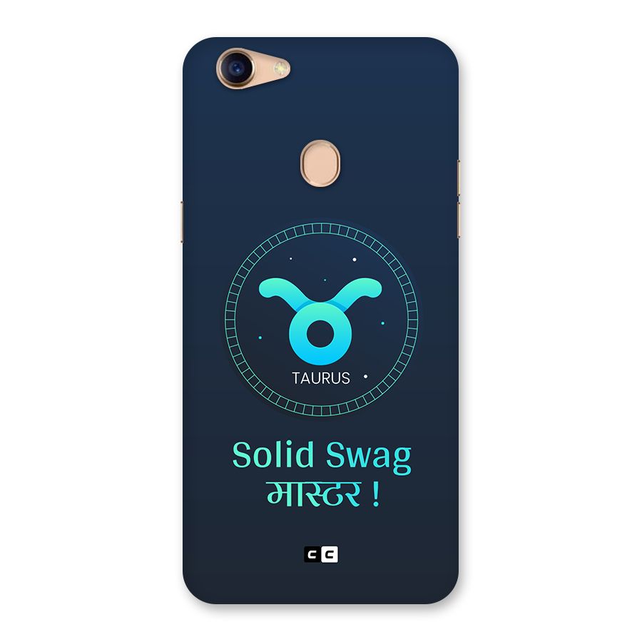 Solid Tauras Back Case for Oppo F5 Youth