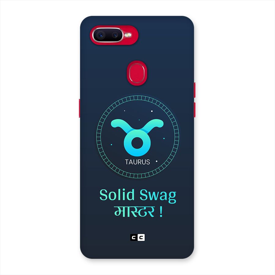 Solid Tauras Back Case for Oppo F9 Pro