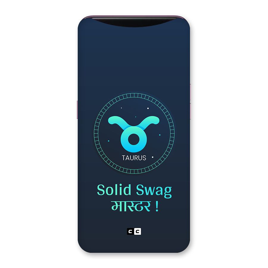 Solid Tauras Back Case for Oppo Find X