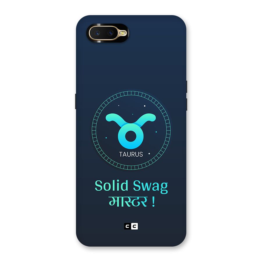 Solid Tauras Back Case for Oppo K1