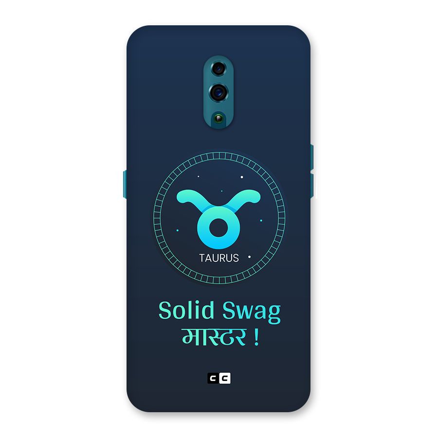 Solid Tauras Back Case for Oppo Reno