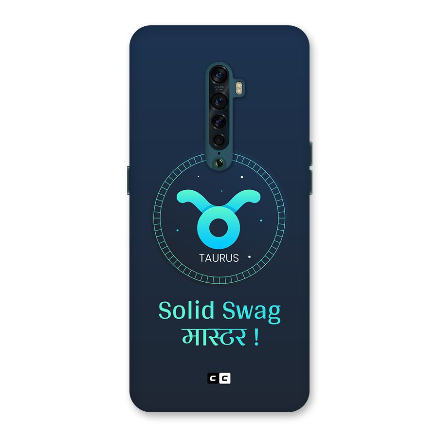 Solid Tauras Back Case for Oppo Reno2