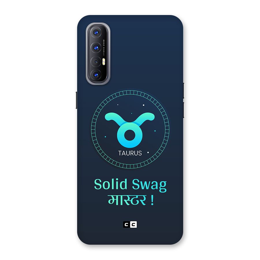 Solid Tauras Back Case for Oppo Reno3 Pro