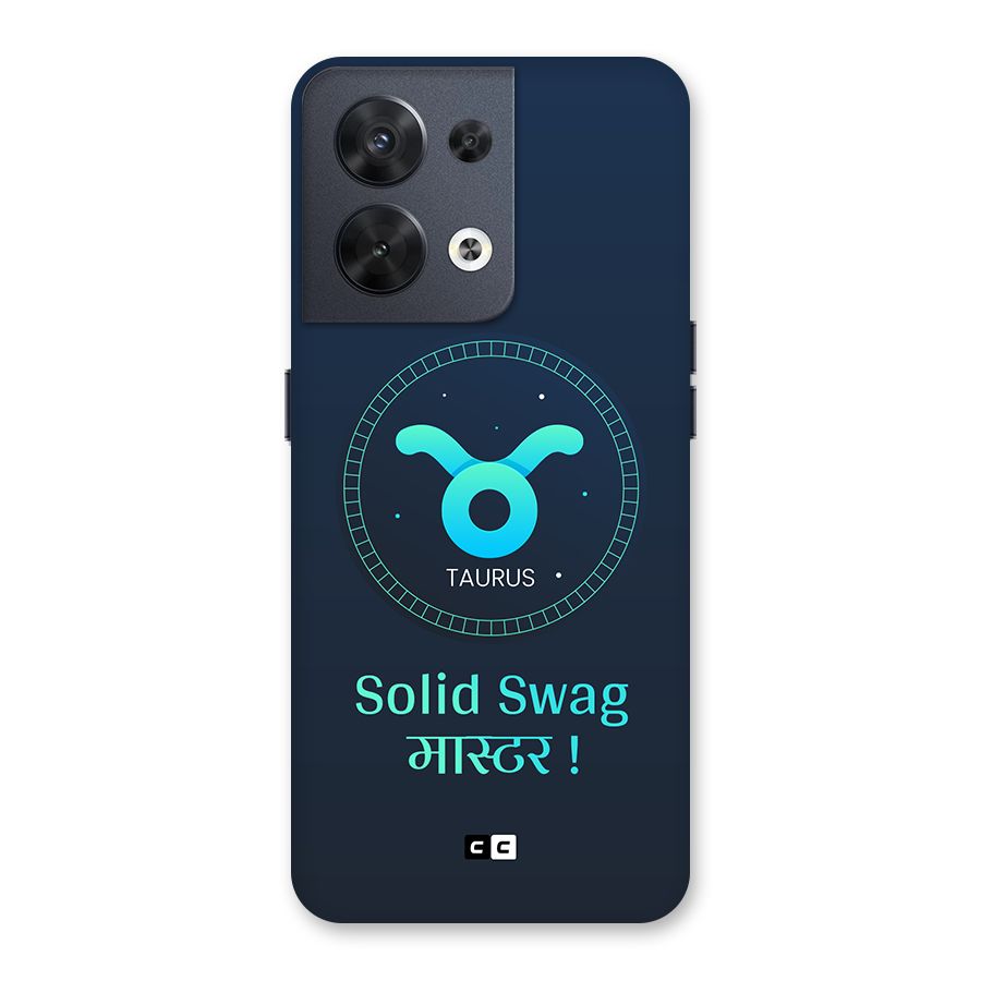 Solid Tauras Back Case for Oppo Reno8 5G