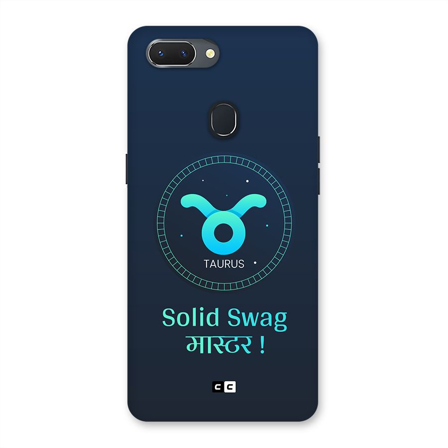 Solid Tauras Back Case for Realme 2