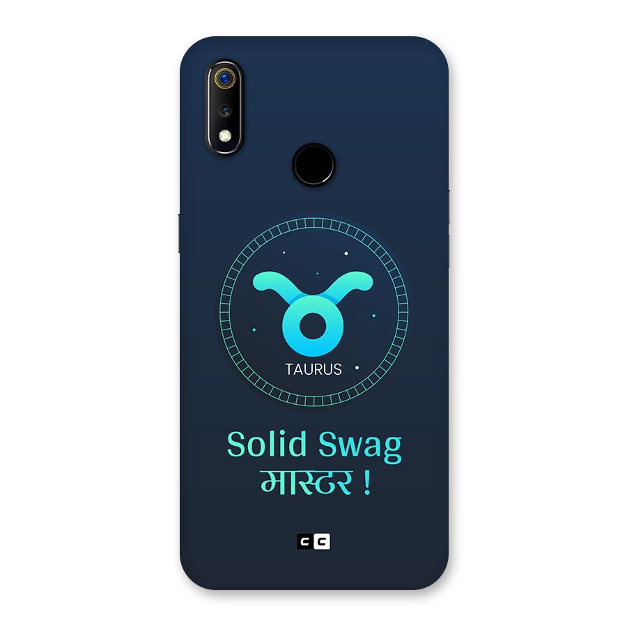Solid Tauras Back Case for Realme 3