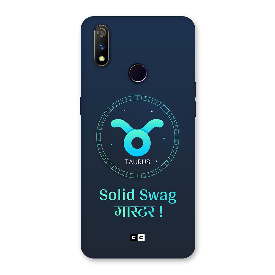 Solid Tauras Back Case for Realme 3 Pro