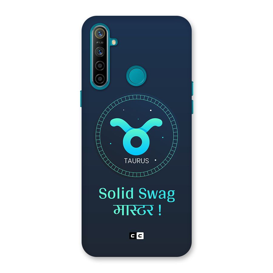 Solid Tauras Back Case for Realme 5i