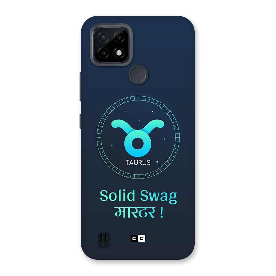 Solid Tauras Back Case for Realme C21