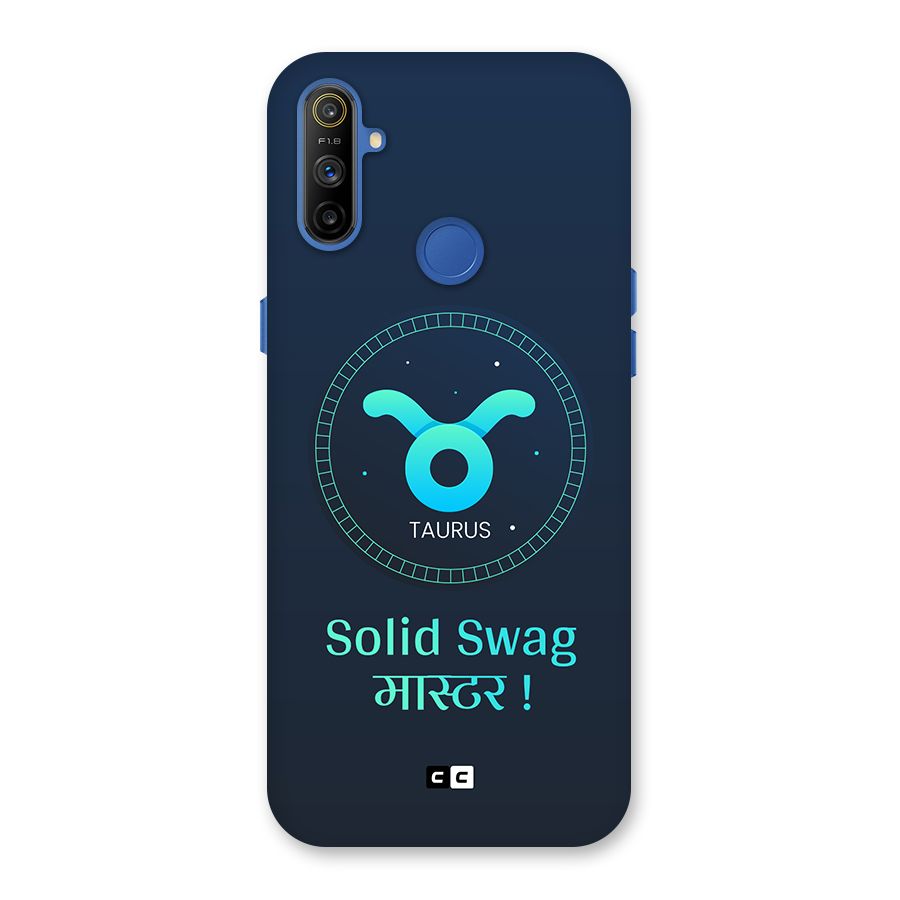 Solid Tauras Back Case for Realme Narzo 10A
