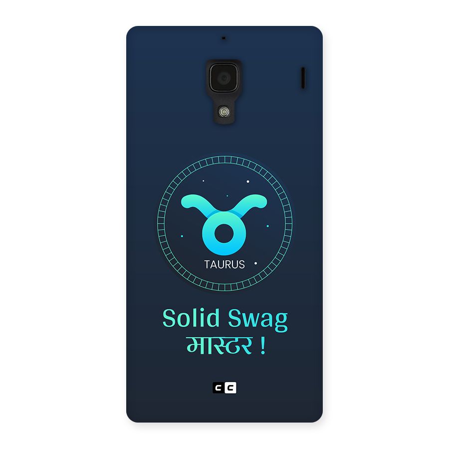 Solid Tauras Back Case for Redmi 1s
