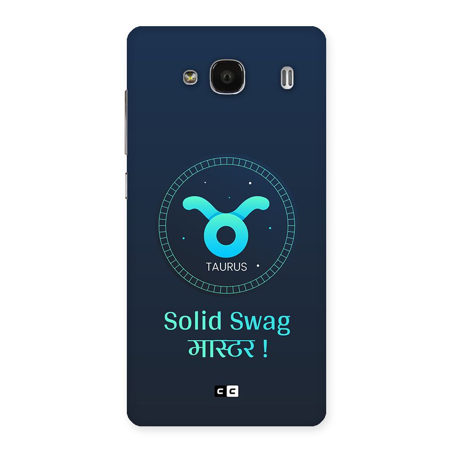 Solid Tauras Back Case for Redmi 2s