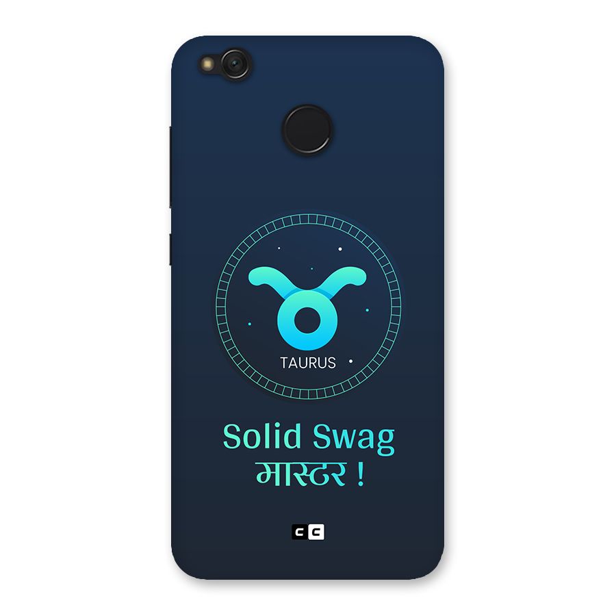 Solid Tauras Back Case for Redmi 4