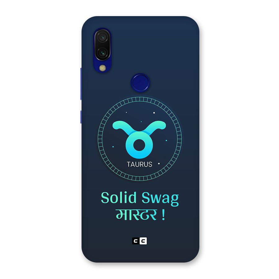 Solid Tauras Back Case for Redmi 7