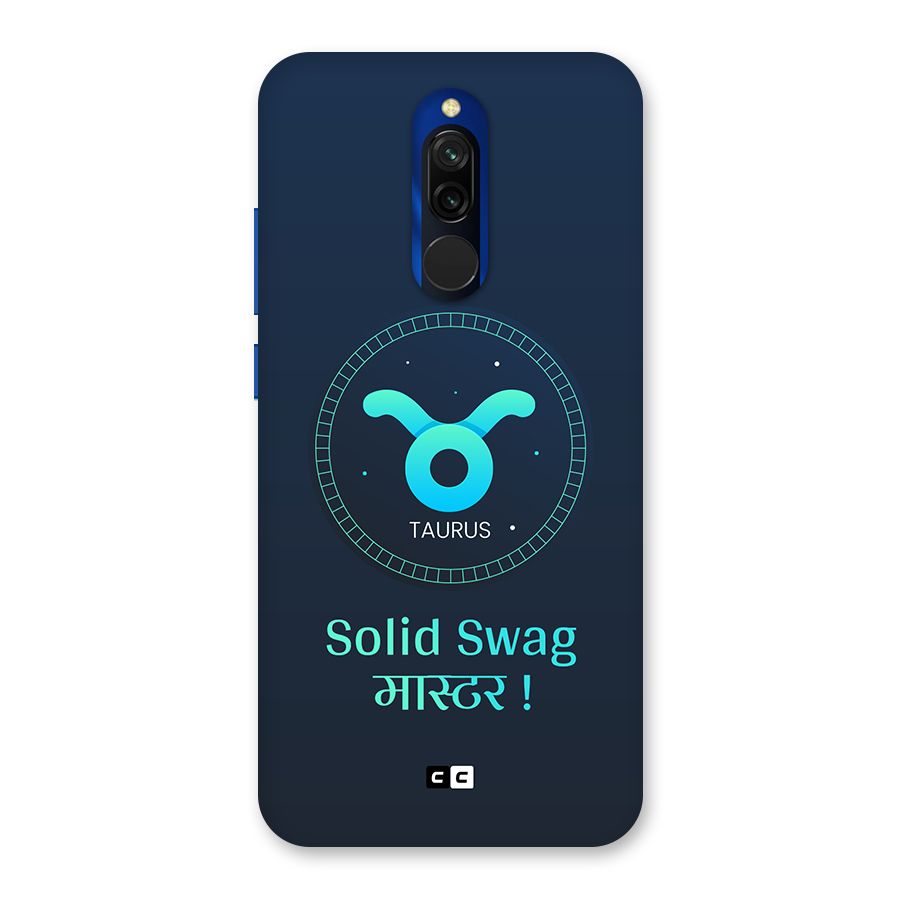 Solid Tauras Back Case for Redmi 8