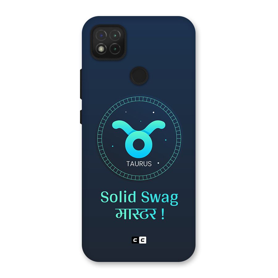 Solid Tauras Back Case for Redmi 9
