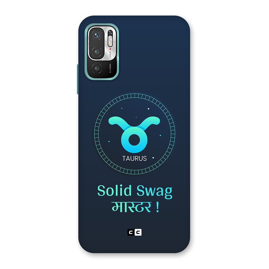 Solid Tauras Back Case for Redmi Note 10T 5G