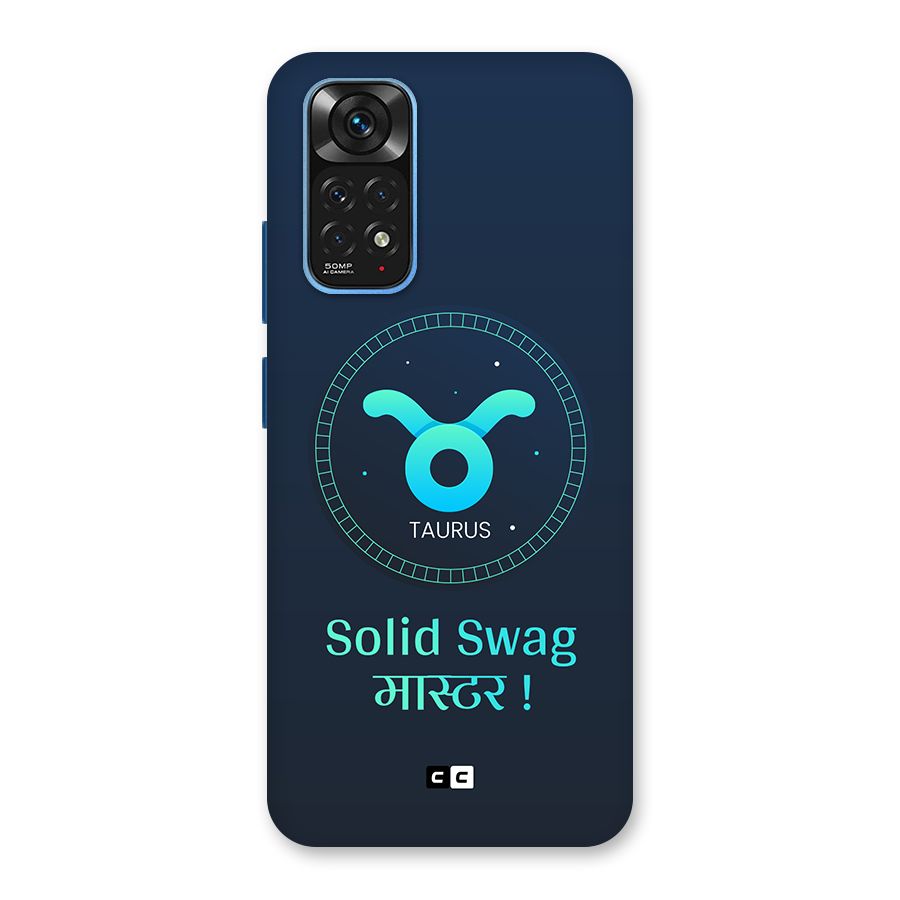 Solid Tauras Back Case for Redmi Note 11S