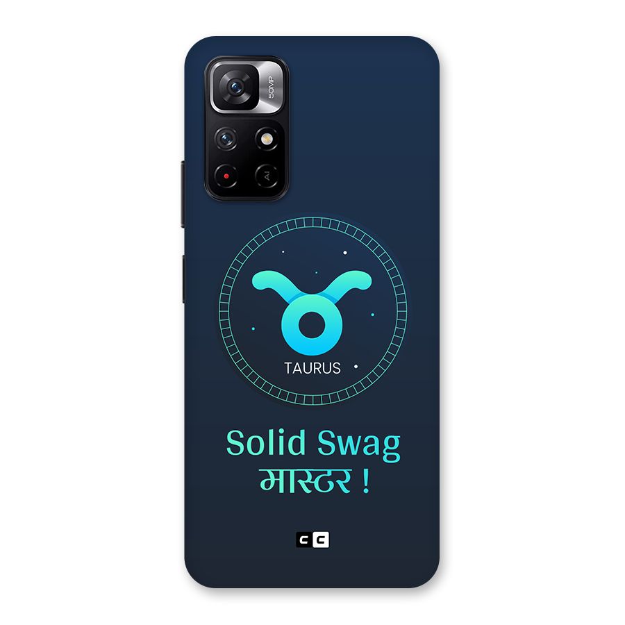 Solid Tauras Back Case for Redmi Note 11T 5G