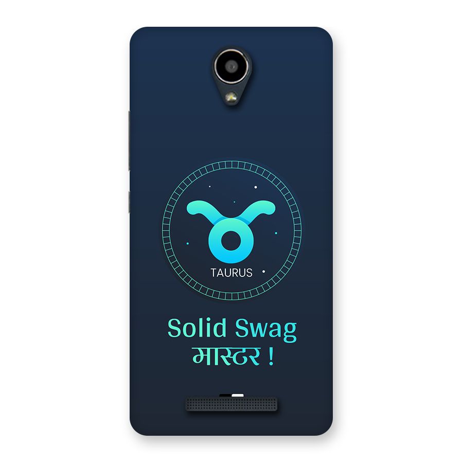 Solid Tauras Back Case for Redmi Note 2