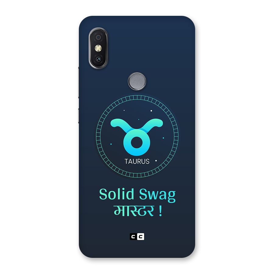 Solid Tauras Back Case for Redmi Y2