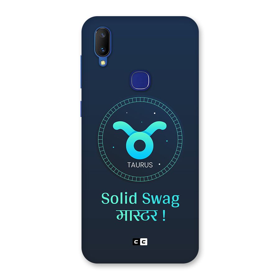 Solid Tauras Back Case for Vivo V11