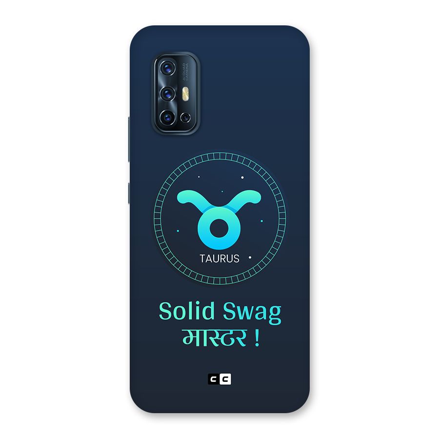 Solid Tauras Back Case for Vivo V17