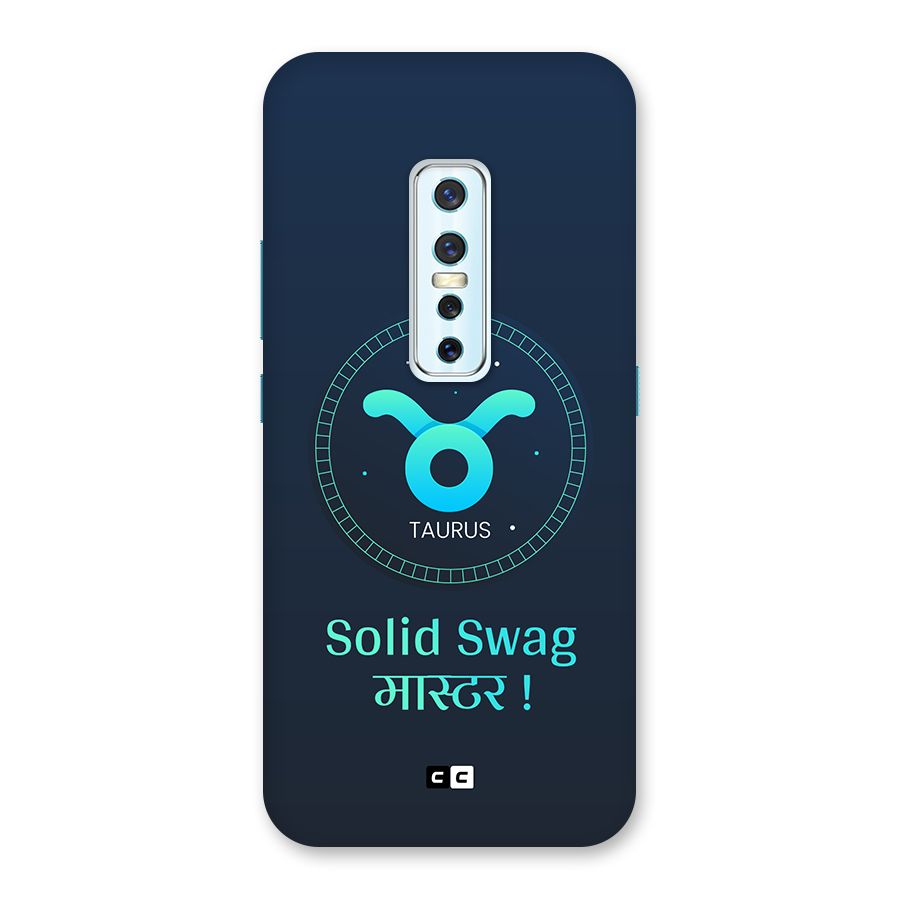 Solid Tauras Back Case for Vivo V17 Pro