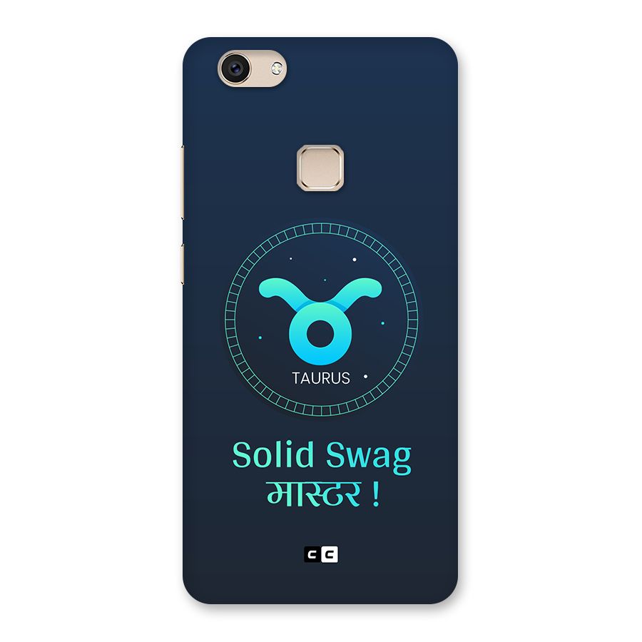 Solid Tauras Back Case for Vivo V7