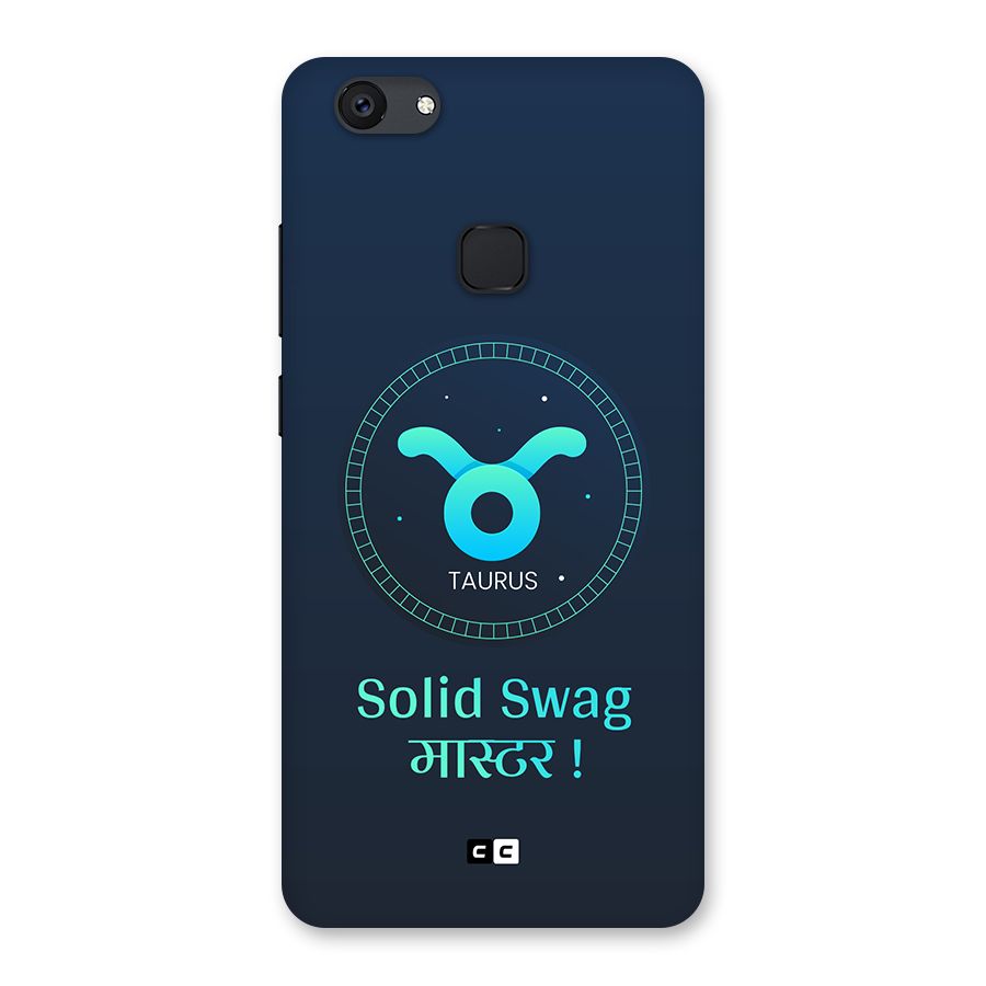 Solid Tauras Back Case for Vivo V7 Plus