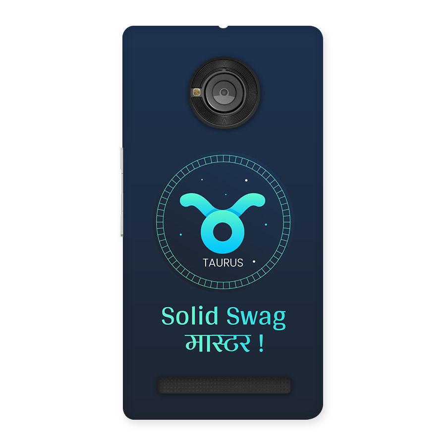 Solid Tauras Back Case for Yunique