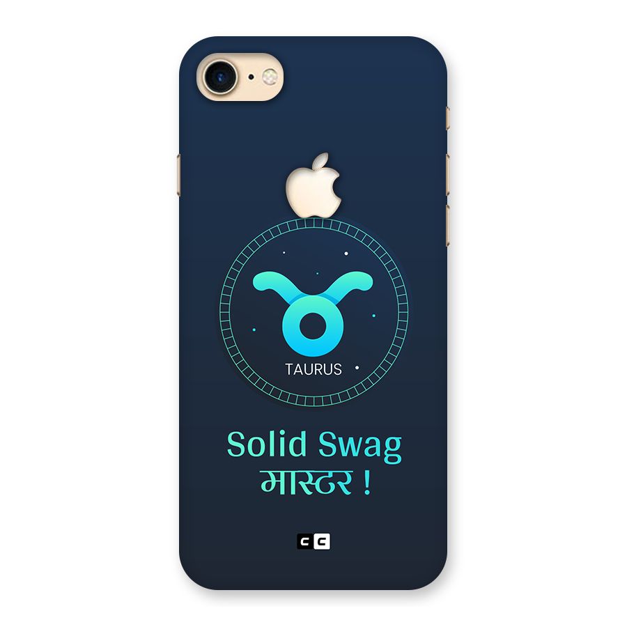Solid Tauras Back Case for iPhone 7 Apple Cut
