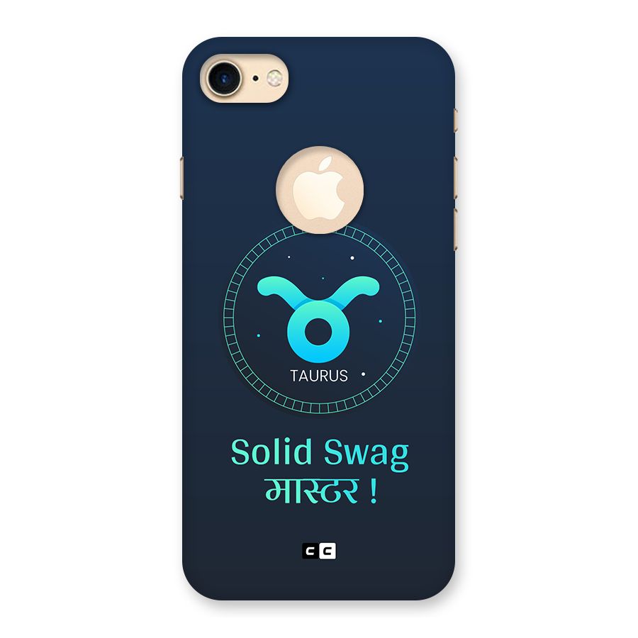 Solid Tauras Back Case for iPhone 7 Logo Cut
