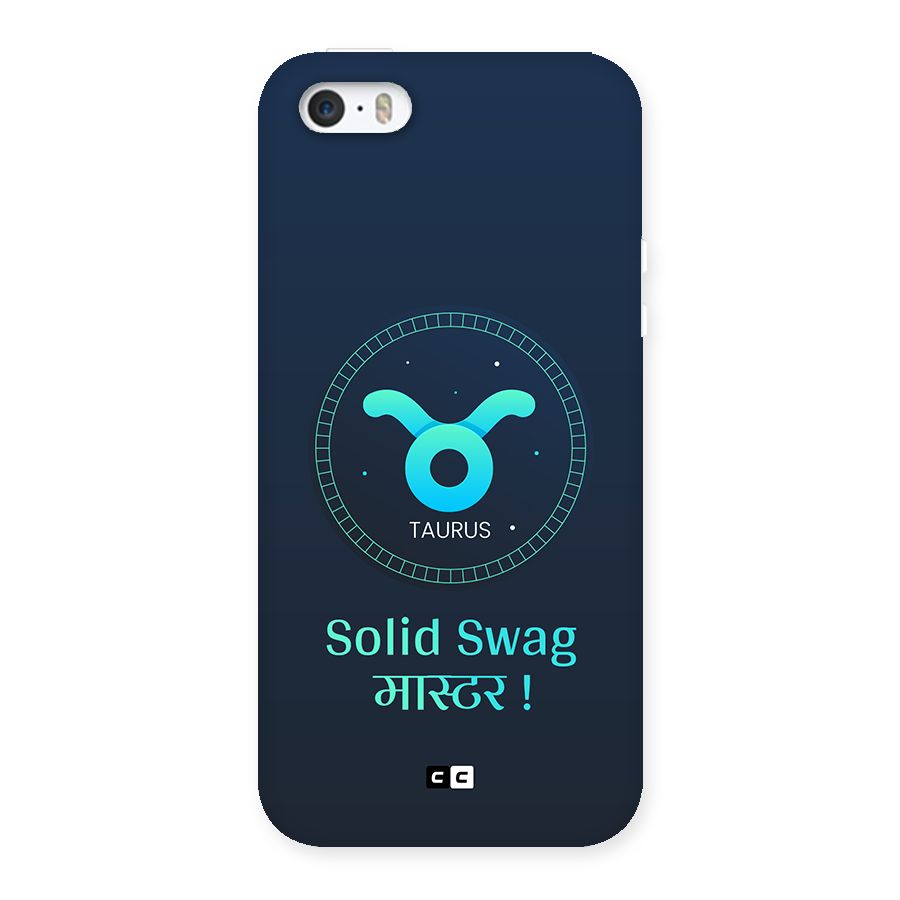 Solid Tauras Back Case for iPhone SE 2016