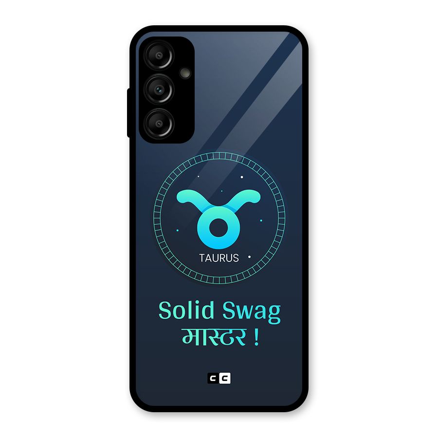 Solid Tauras Glass Back Case for Galaxy A14 5G
